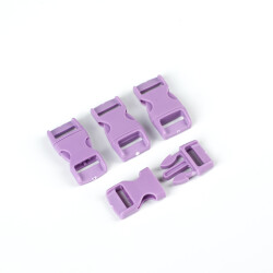 1 SET, PARACORD KLİPS, ÇANTA, TAKI, TASMA, BİLEKLİK KLİPSİ, EFLATUN RENK, İÇ GENİŞLİĞİ: 1 CM - 4