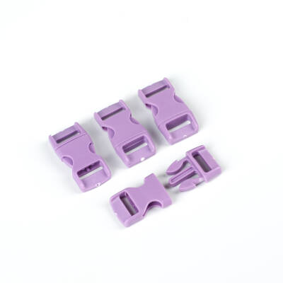 1 SET, PARACORD KLİPS, ÇANTA, TAKI, TASMA, BİLEKLİK KLİPSİ, EFLATUN RENK, İÇ GENİŞLİĞİ: 1 CM - 4