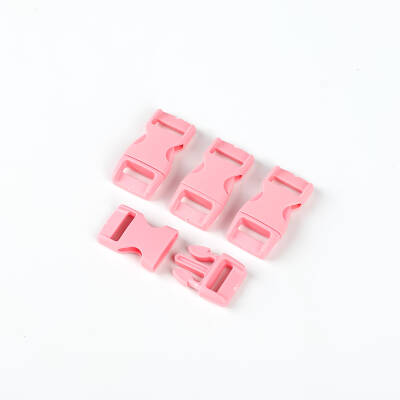 1 SET, PARACORD KLİPS, ÇANTA, TAKI, TASMA, BİLEKLİK KLİPSİ, ŞEKER PEMBE RENK, İÇ GENİŞLİĞİ: 1 CM - 3