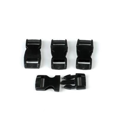 1 SET, PARACORD KLİPS, ÇANTA, TAKI, TASMA, BİLEKLİK KLİPSİ, SİYAH RENK, İÇ GENİŞLİĞİ: 1 CM - 2